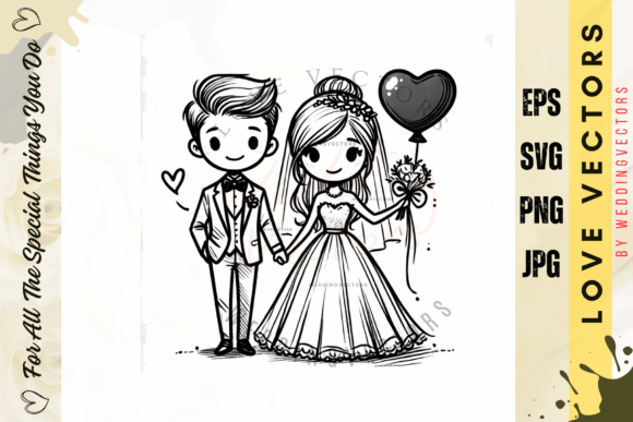 Elegant Wedding Vectors for Timeless Designs
