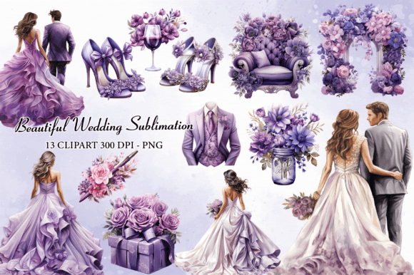 Elevate Wedding Projects with the Beautiful Wedding Sublimation Bundle