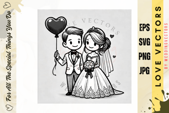 Soft Romantic Wedding Storytelling Art: Set C3090