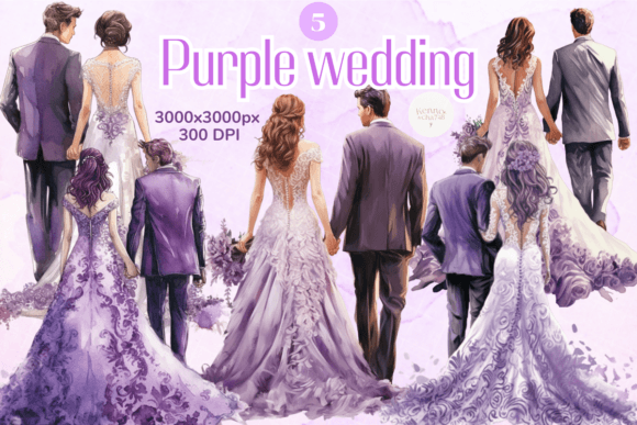 Unveiling the Charm of Purple Wedding Celebration for Your Projects