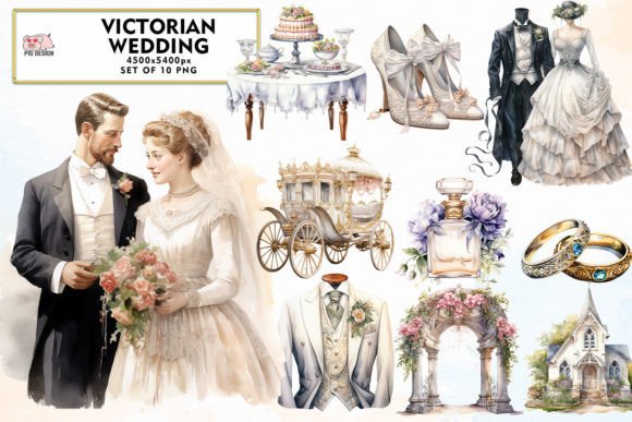 Victorian Wedding Sublimation: Timeless Elegance for Modern Designs