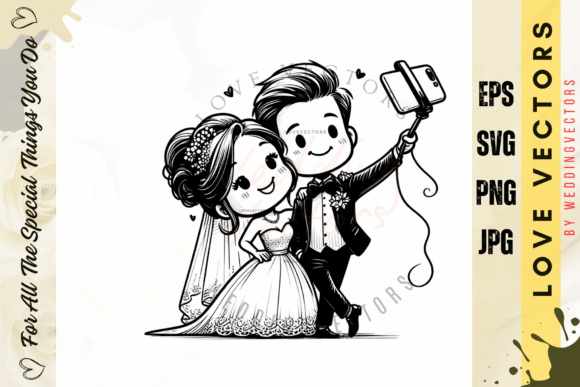 Wedding Couple and Love Vectors: A Designer's Guide to C3179