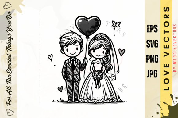 Wedding Couple and Love Vectors - C3060: A Designer's Guide